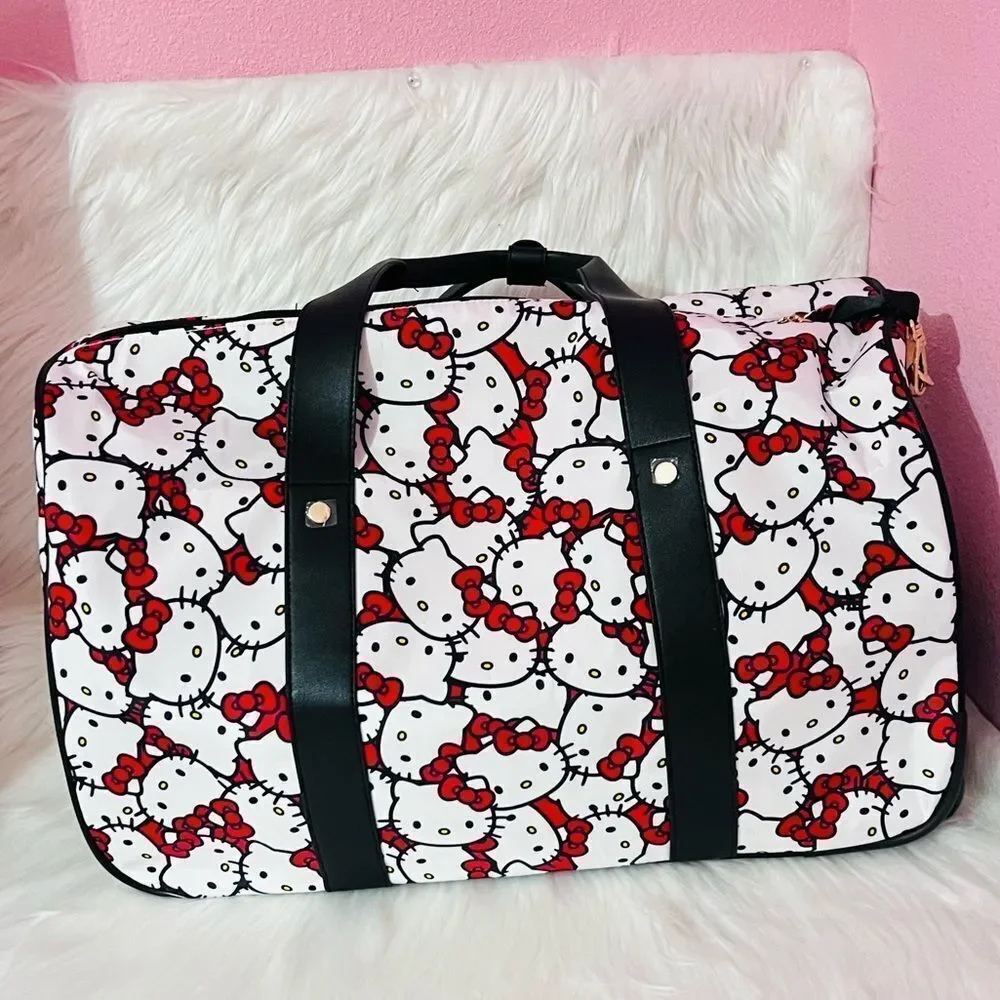 Hello Kitty Rolling Duffel Bag - Picture 2 of 4